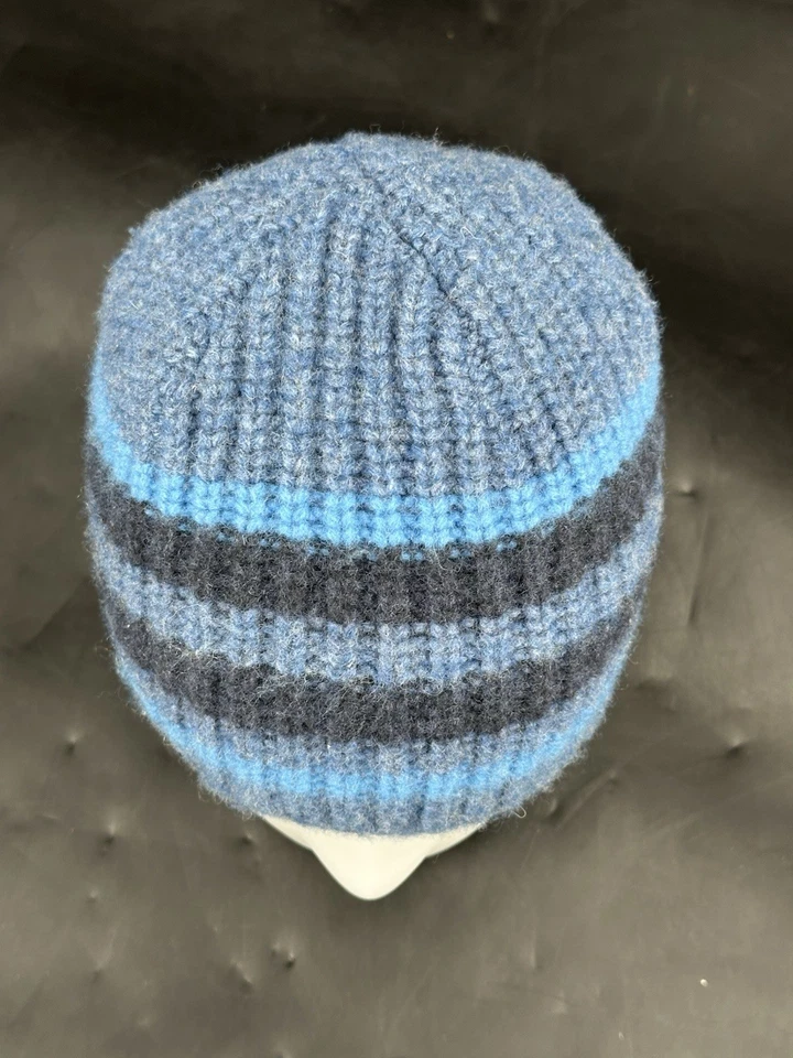 Lot of 2 Patagonia Adult Beanie One Size Winter Yellow/Blue - Image 3 of 4