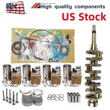 For Kubota V1903 V1903b Engine T135 T33 Overhaul Rebuild Kit Crankshaft