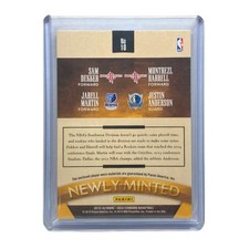 PANINI NBA GOLD STANDARD DEKKER HARRELL MARTIN ANDERSON 644635