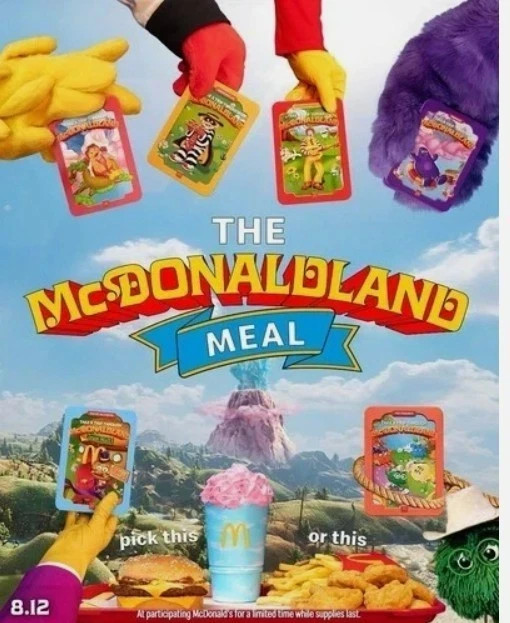 McDonaldland Adult Happy Meal 2025 McDonald's Indv Tins(PICK) NEW