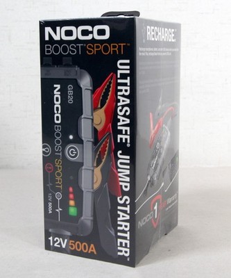 NOCO Boost Sport GB20 500A 12V UltraSafe Portable Lithium Jump Starter NIB