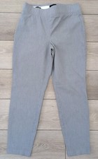 Talbots Skinny Ankle Curvy Gray Pull-on Career Pants Size 6