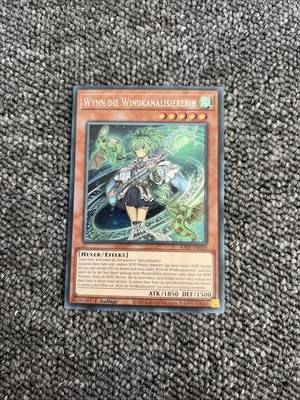 Yugioh! Wynn die Windkanalisiererin MP21-DE158 Secret Rare 1.Auflage Near Mint. 