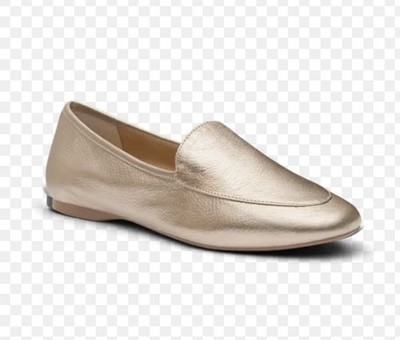 Birdies The Vesper Metallic Gold Flats Size 10, New!