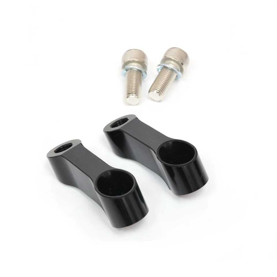 BLACK CNC Rearview Mirror Riser For Ducati Monster S4 01-02 Foto 3 de 4