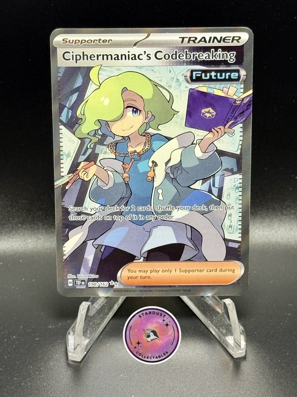 Ciphermaniac's Codebreaking 198/162 Ultra Rare Temporal Forces Pokemon Holo NM