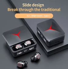 TWS Wireless Earbuds Bluetooth 5.3 Waterproof Headset Headphones With Power Bank