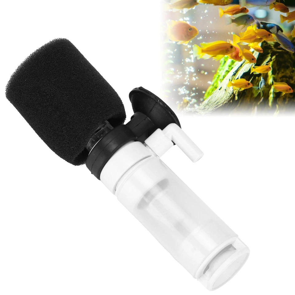 Portable Aquarium Sponge Filter Fish Tank Bowl Filtration Pump - Image 2 of 4