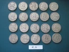 US Ben Franklin Half Dollar Roll - 20 coins as pictured - $10 Face Value Lot #16