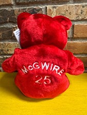 Vintage Salvino Big Bammers MLB Baseball Mark McGwire 25 Large Plush Bean bag