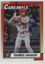 2025 Topps Series 2 1990 Topps Baseball Thomas Saggese #90B2-30 6x9
