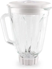 Replacement Parts 5Cups Glass Jar with Blade and Base Bottom Cap,Compatible with