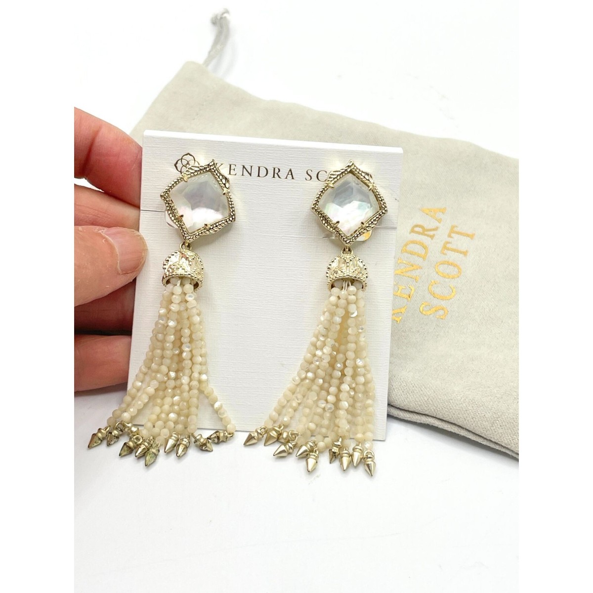 Ivory Tassel Earrings Ivory Tassel Earrings