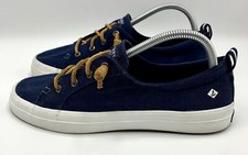 Sperry Blue Canvas Sneaker Boat Shoe size 9 S1141
