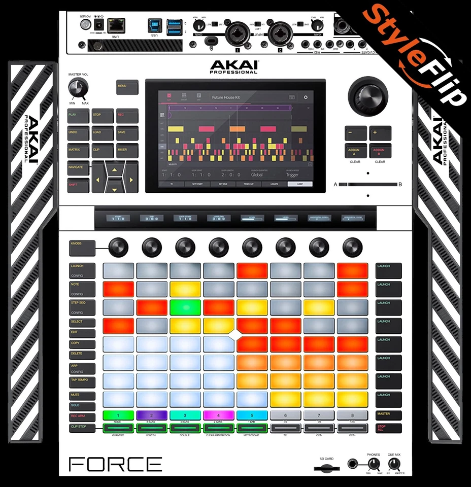Akai Force Skin | White | Protective Decal | StyleFlip Skins