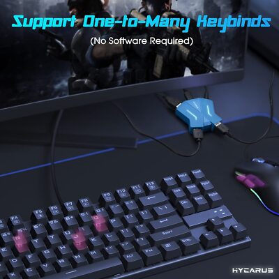 HYCARUS Xim Apex Keyboard and Mouse Adapter for Xbox One, PS4