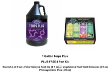 Microbe Life Hydroponics Terps Plus 1 Gallon NEW for 2025 Plus FREE 4 Part KIT
