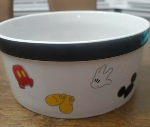 mickey mouse dog bowl