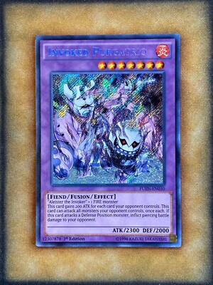 Yugioh Invoked Purgatrio FUEN-EN030 Secret Rare 1st Ed NM