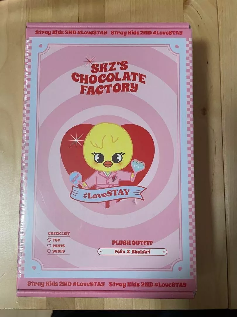 Stray Kids CHOCOLATE FACTORY SKZOO Outfit BbokAri Felix Penmi Opened Plush Doll