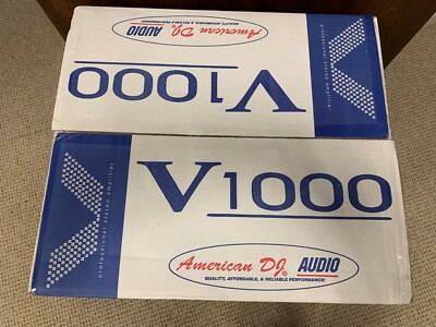 AMERICAN DJ V1000 PROFORMER SERIES AMPLIFIER BRAND NEW | eBay