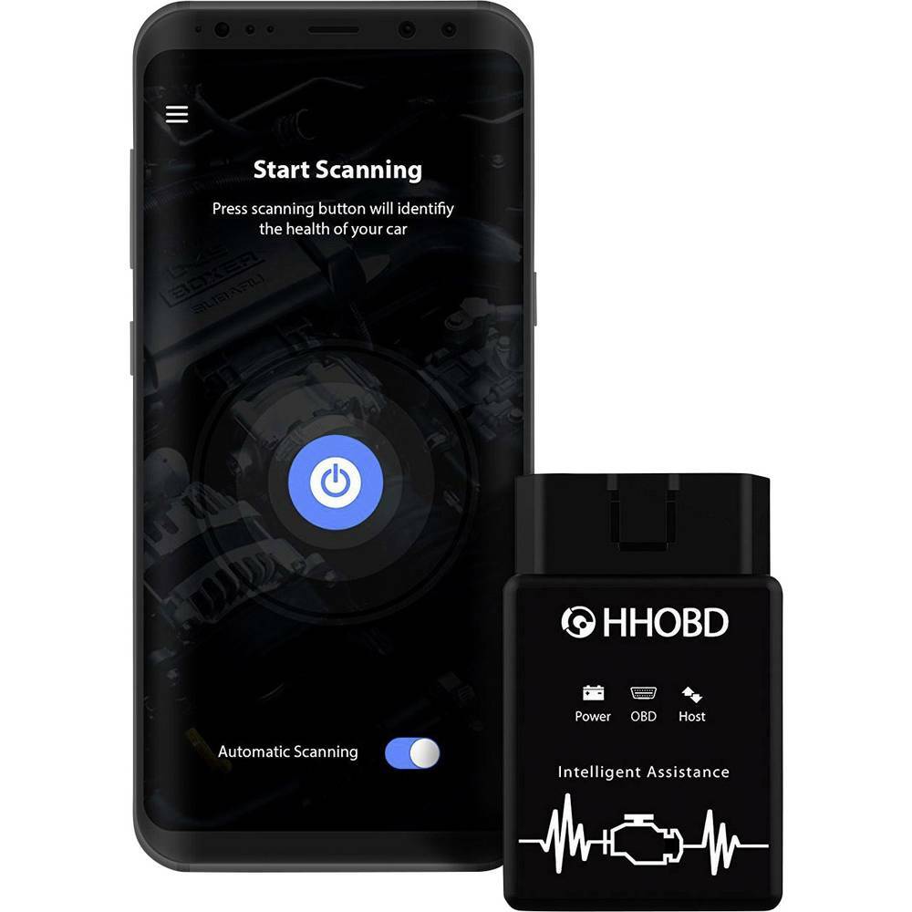 EXZA HHOBD Scanner Diagnostico OBD2 Bluetooth | Lettura Codici Di Errore Auto | Per Android E Windows