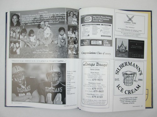 2003 Terra Linda High School Yearbook San Rafael CA Trojan Oracle No Signatures - Picture 8 of 8