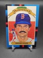 1988 Donruss Baseball Diamond Kings Dwight Evans #16 Boston Red Sox Insert Card 