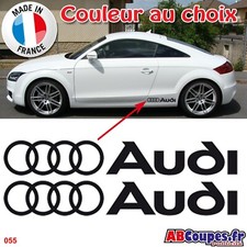 Stickers Bas de caisse Audi - Autocollants A1 A2 A3 A4 A5 A6 A7 Q3 Q5 Q7 TT -055