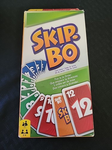 Mattel Skip-Bo Card Game for Kids,162 pieces main image 1