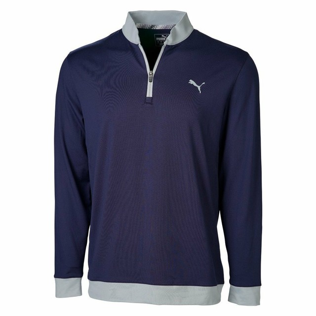 mens puma 1/4 zip pullover