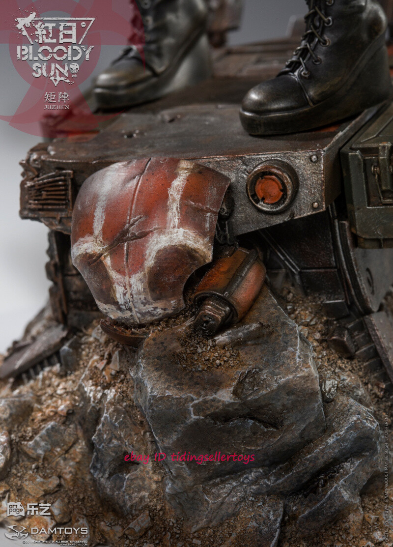 DAMTOYS 1/6 アートページ x Juzhen 紅日 Bloody Sun