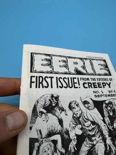 EERIE #1 Warren Magazine SCARCE RARE 1965 Silver Age Missing Pages Excellent - Picture 2 of 9