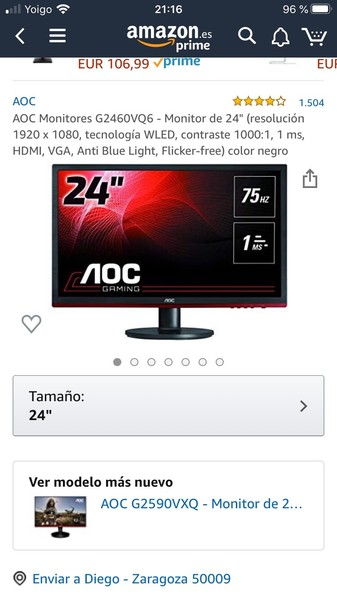 Pc Gaming por piezas incluye monitor ( gtx 1060, i5 7600), ver imágenes.