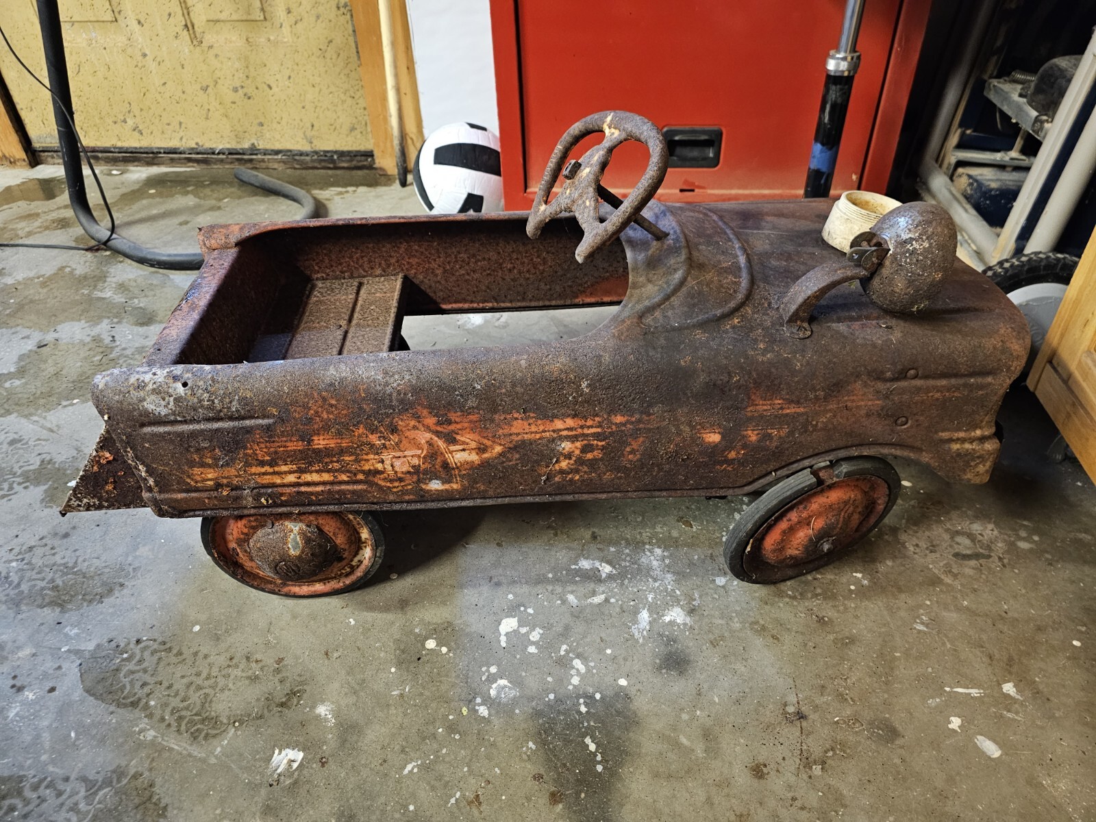 Vintage Atkins Fire Chief Pedal Car eBay