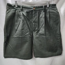 Tommy Hilfiger Men's Vintage Pleated Front Golf Short, Gray, 34