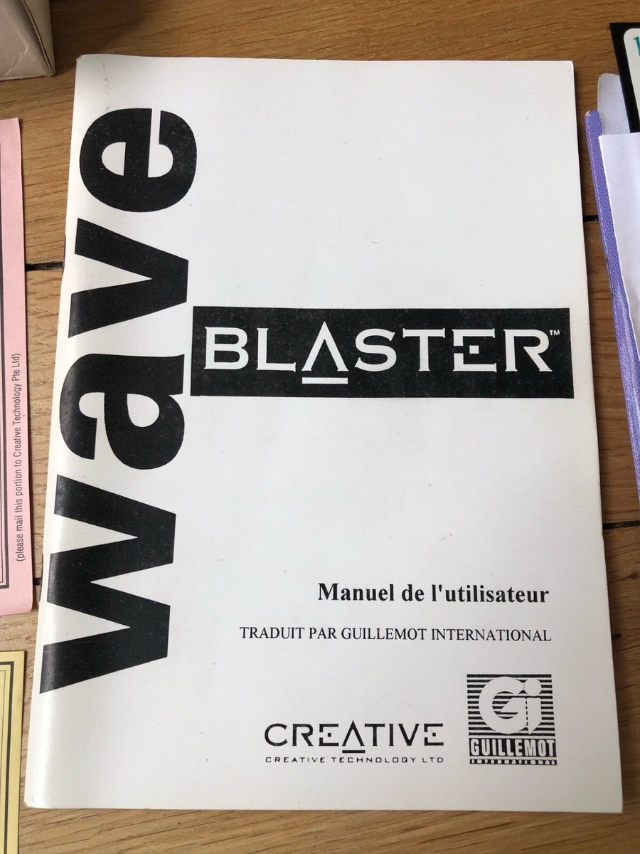 Carte Fille Creative Wave Blaster CT1900 – MIDI Wavetable – Vintage, Rare, Testée
