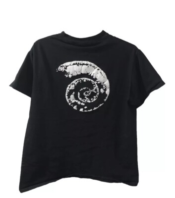 vintage steve howe rock band t-shirt 90s black graphic tee men s large