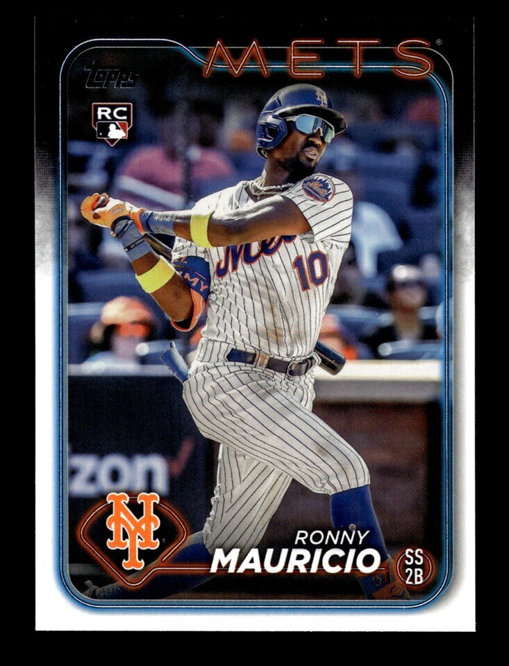 2024 Topps Series 1 #224 Ronny Mauricio - New York Mets RC Free Shipping