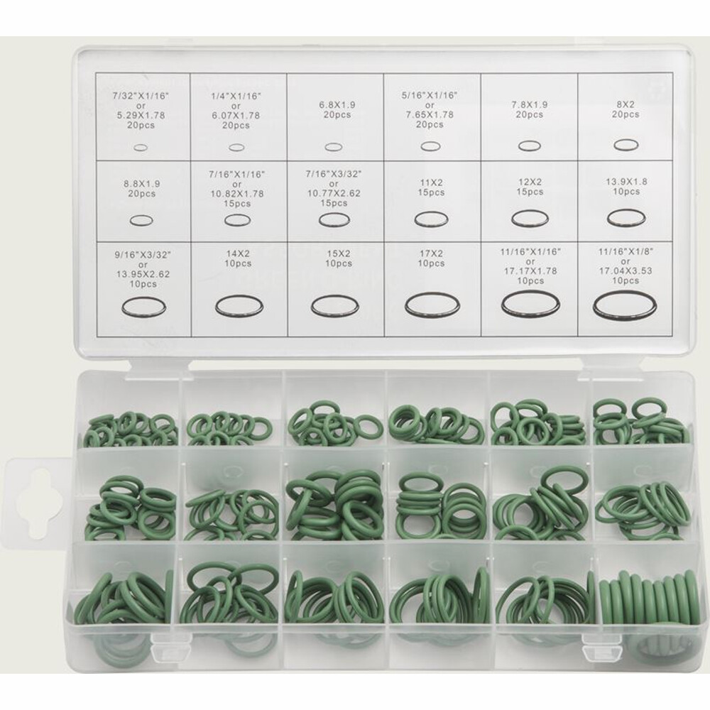 Air Conditioning O-Rings Kit. 270 Pieces. HAC200