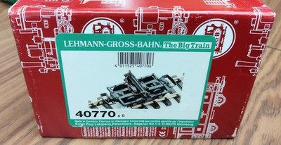 LGB G #40770 x 6 Disconnect Log Car Set 