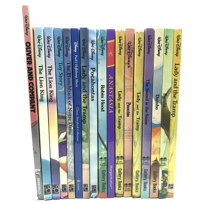 Walt Disney Classic & Mouse Works Story Books Lot of 17 Illustrated Hardcovers
