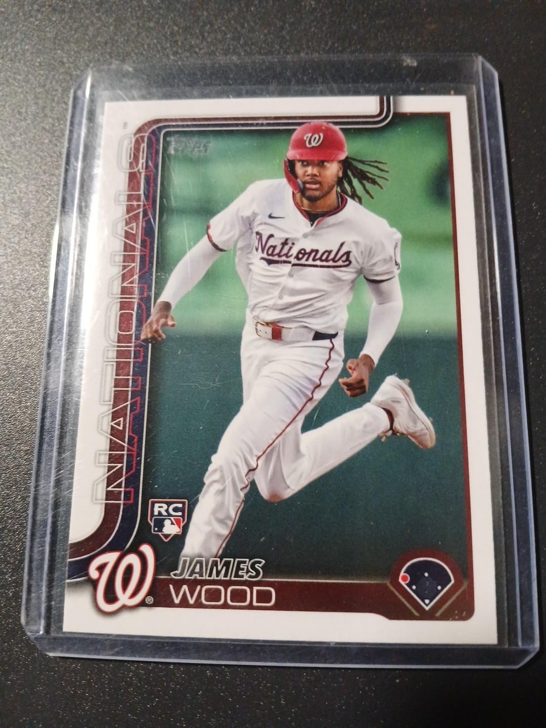 2025 Topps #181 James Wood Rookie Card Washington Nationals RC