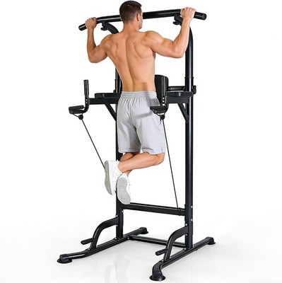 Power Tower Klimmzugstange, Dip-Stangen & Liegestützgriffe Pull Up Bar bis 150kg
