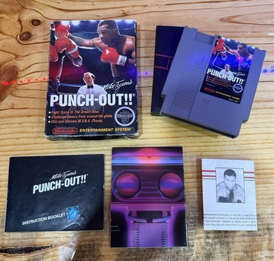 Mike Tyson's Punch-Out [White Bullets] w/Letter - Nintendo NES (Complete)
