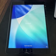 Apple iPad 9th Generation A2602 64 GB, Wi-Fi, 10.2 in - Silver CRACKED SCREEN