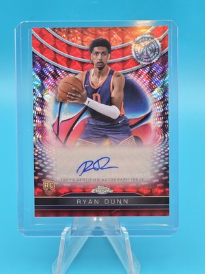 RYAN DUNN 2024-25 Topps Chrome CERTIFIED ROOKIE AUTO RED GEOMETRIC 5/5 Ebay 1/1