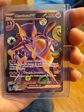 Pokemon TCG Mewtwo EX 157/128 30° Celebrazione Segreta Raro Full Art Holo ENG