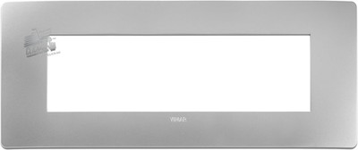 7 Module Silver Plate Compatible Vimar Plana Technopolymer 14657U.32 Holder