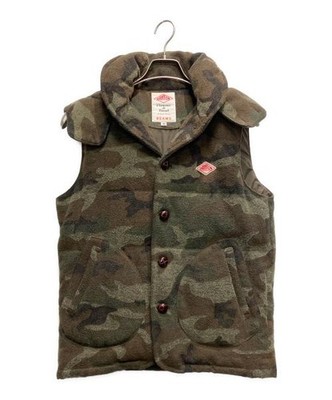 DANTON      × BEAMS別注              Down vest olive 17A-FA-002